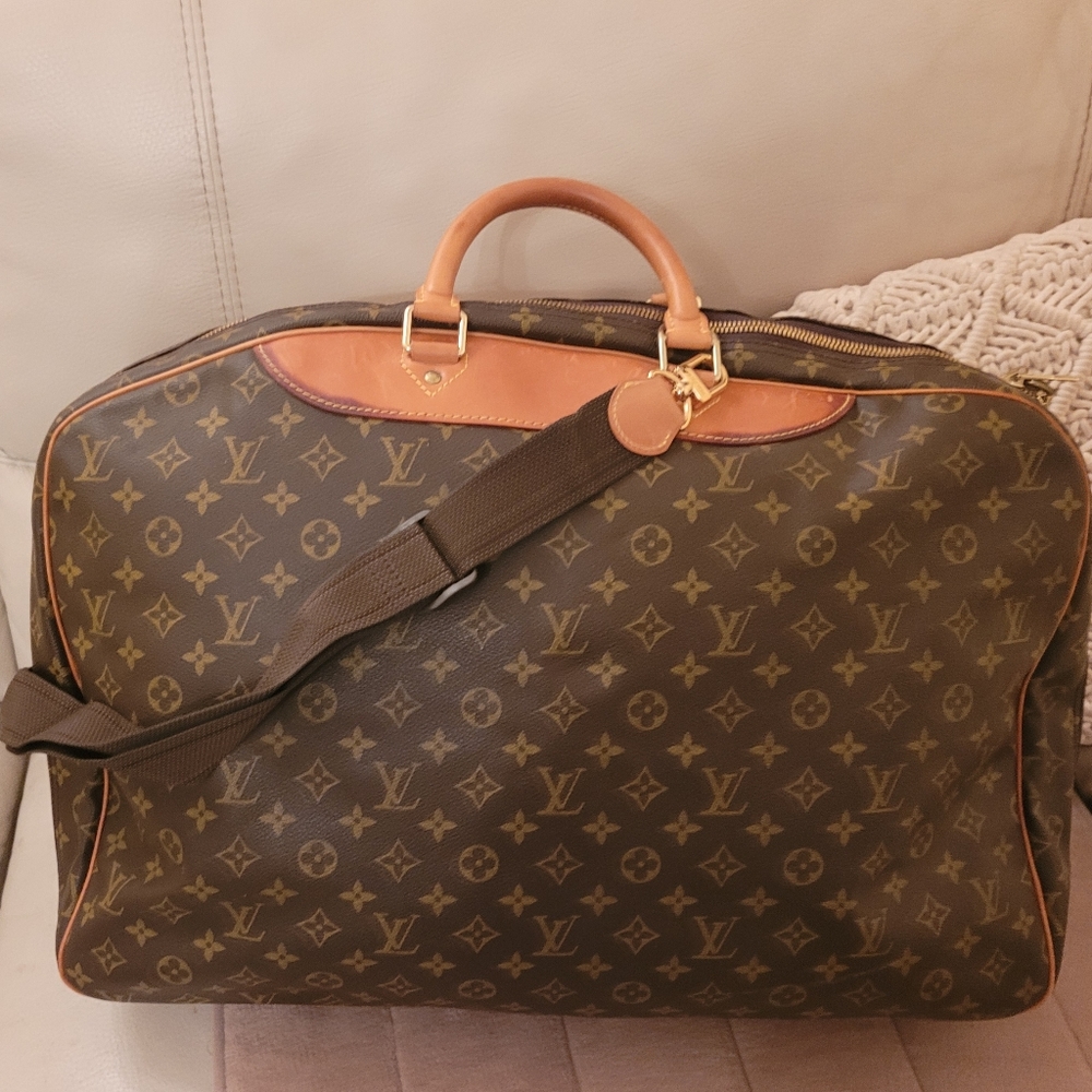 Louis Vuitton Monogram Alize 1 Poches 2 Way Travel Bag